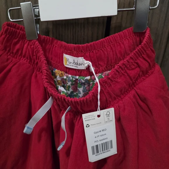 NWT Mini Boden Cord Skirt - Picture 2 of 2
